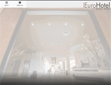 Tablet Screenshot of eurohotel.it